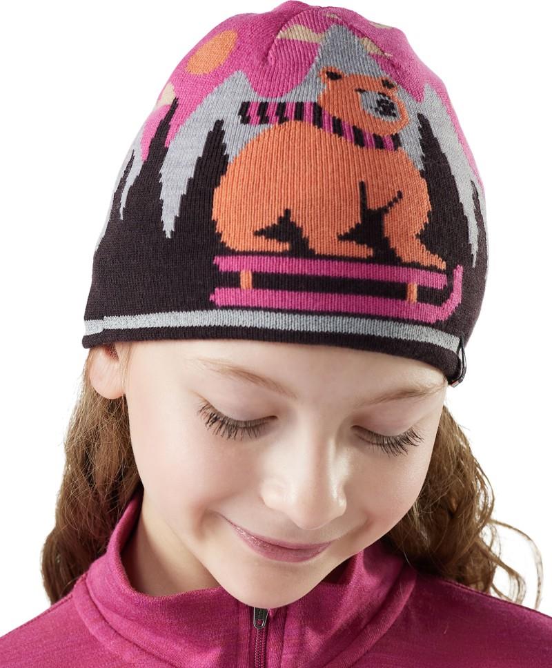 Reversible Art Beanie - Kids - terracotta 1