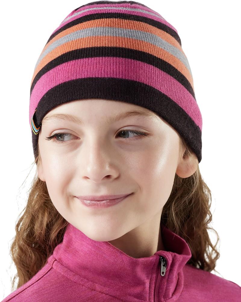 Reversible Art Beanie - Kids - terracotta 1