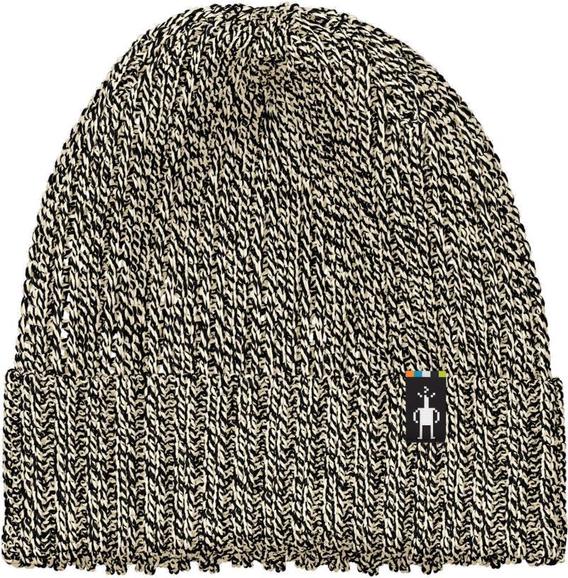 Rib Hat - Black / Natural Marl 1