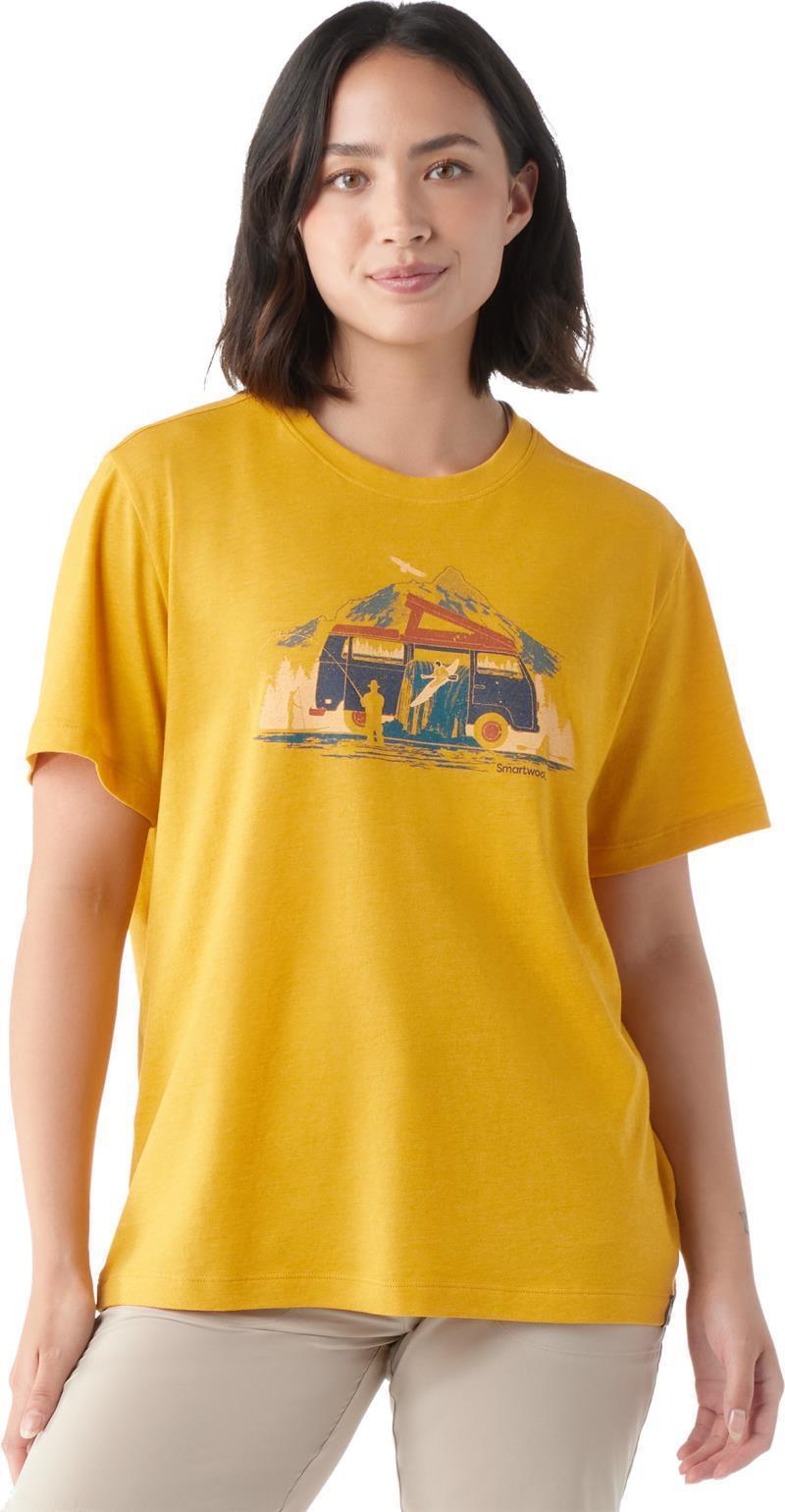 River Van Graphic SS Tee - Unisex - Honey Gold 1