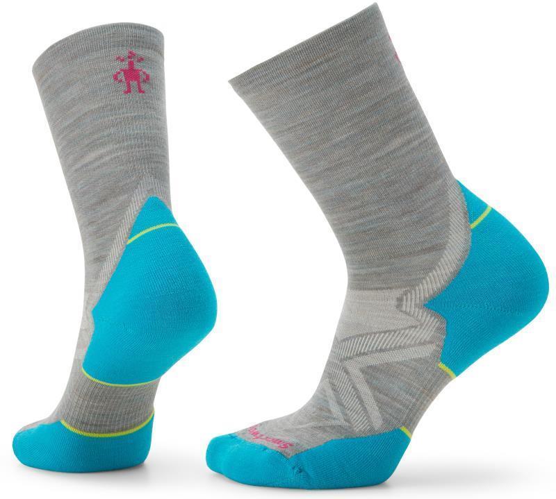 Run Cold Weather Targeted Cushion Crew Socks - Womens - Lunar Gray 1