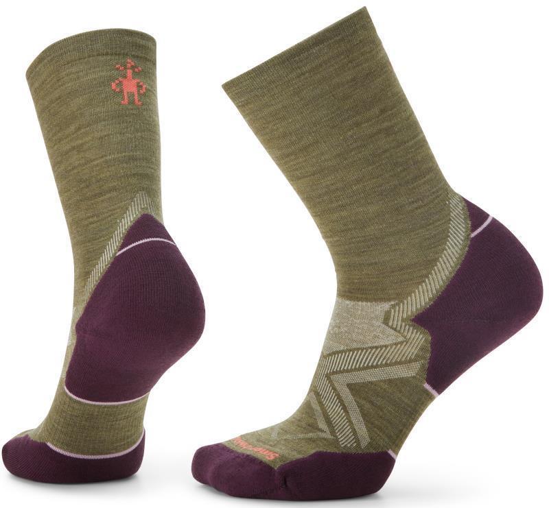 Run Cold Weather Targeted Cushion Crew Socks - Womens - Winter Moss 1