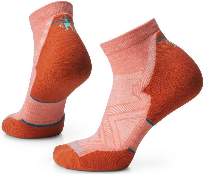 Run Targeted Cushion Ankle Socks - Womens - Wild Salmon 1