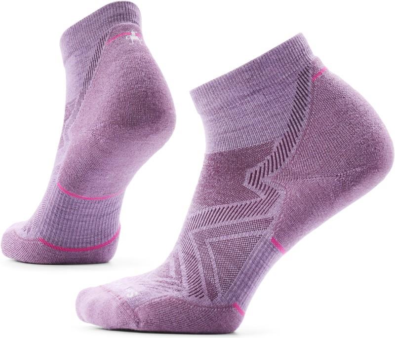 Run Targeted Cushion Ankle Socks - Womens - purple dawn 1