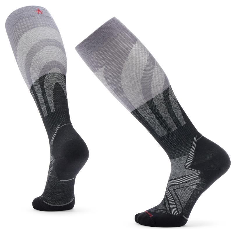 Run Targeted Cushion Compression Over The Calf Socks - Mens - Black 1