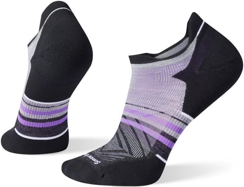 Run Targeted Cushion Low Ankle Pattern Socks - Mens - Light Gray 1