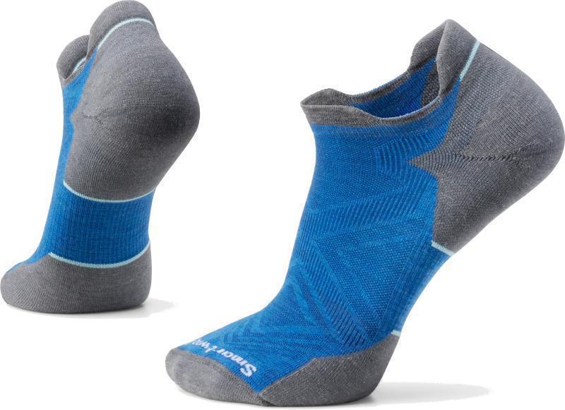 Run Targeted Cushion Low Ankle Socks - Mens - Laguna Blue 1