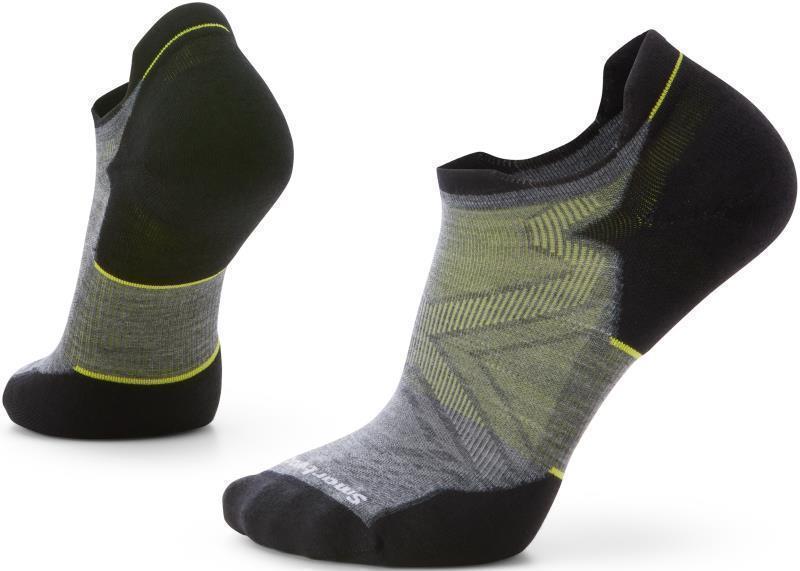 Run Targeted Cushion Low Ankle Socks - Mens - Medium Gray 1
