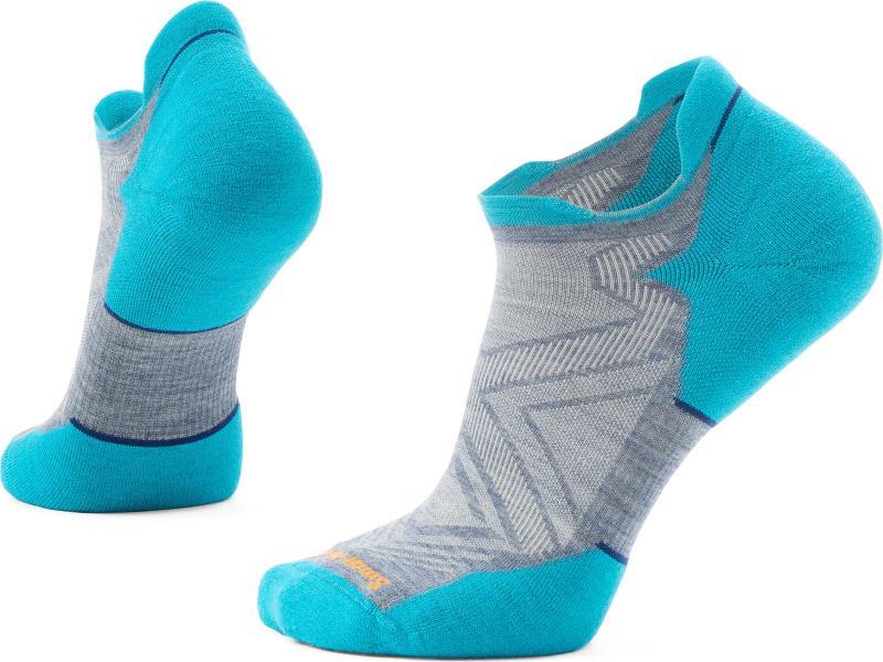 Run Targeted Cushion Low Ankle Socks - Mens - Pewter Blue 1