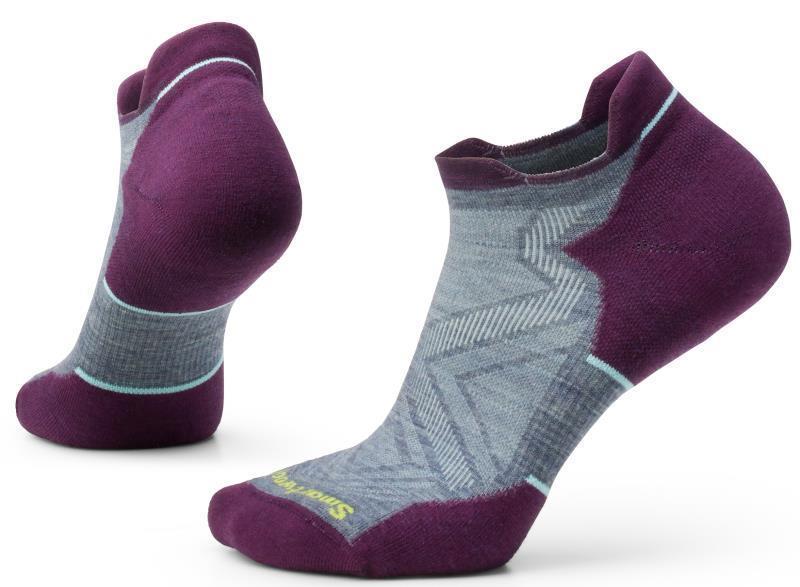 Run Targeted Cushion Low Ankle Socks - Womens - Pewter Blue 1