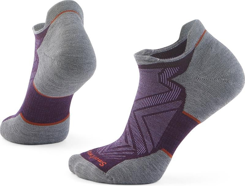 Run Targeted Cushion Low Ankle Socks - Womens - purple iris 1