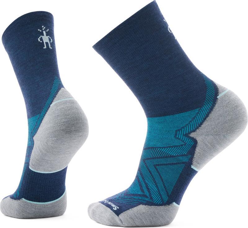 Run Targeted Cushion Mid Crew Socks - Mens - Deep Navy 1