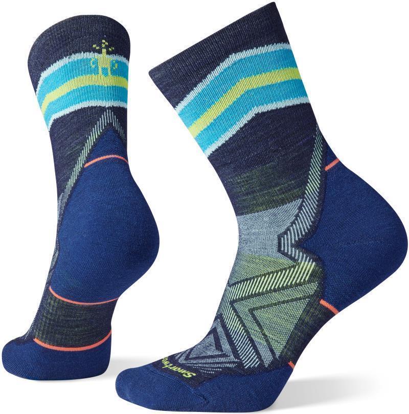 Run Targeted Cushion Mid Crew Socks - Womens - deep navy 1