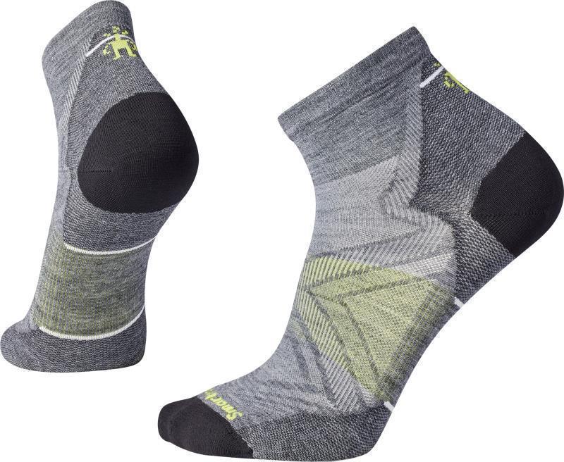Run Zero Cushion Ankle Socks - Mens - Medium Gray 1