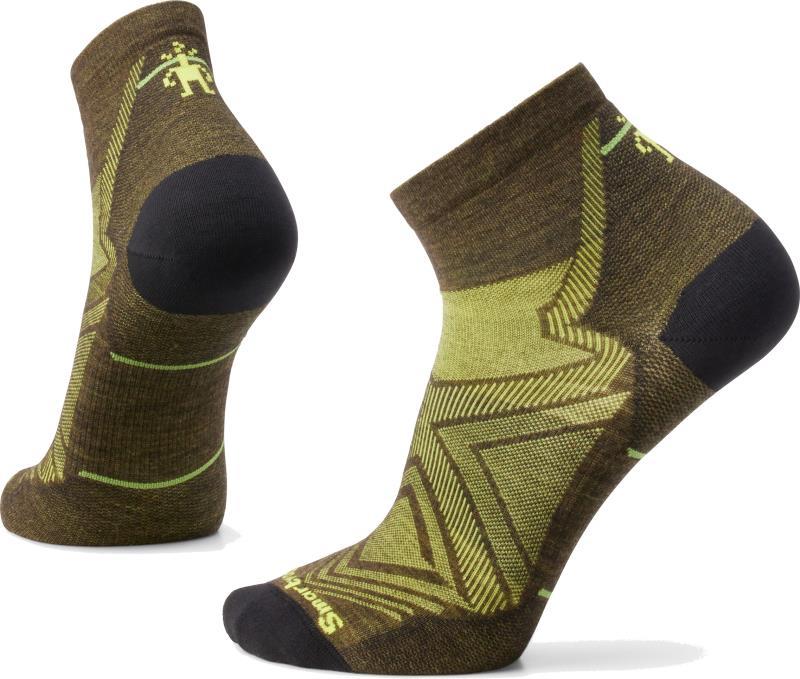Run Zero Cushion Ankle Socks - Mens - Military Olive 1