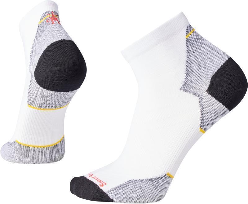 Run Zero Cushion Ankle Socks - Mens - White 1