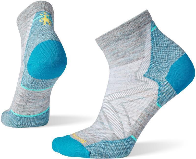 Run Zero Cushion Ankle Socks - Womens - Lunar Gray 1