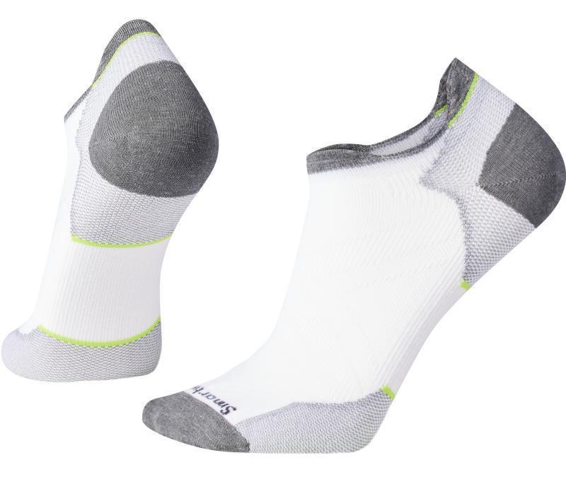 Run Zero Cushion Low Ankle Socks - Mens - White 1