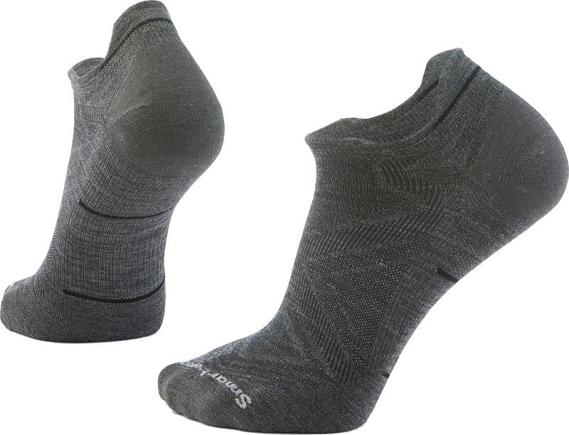 Run Zero Cushion Low Ankle Socks - Mens - medium gray 1