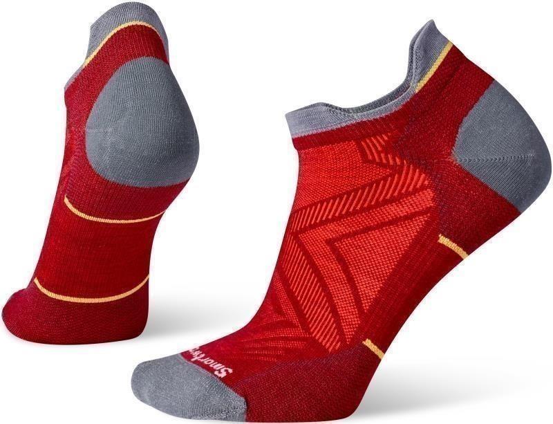 Run Zero Cushion Low Ankle Socks - Womens - pomegranate 1