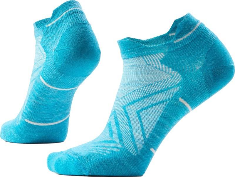 Run Zero Cushion Low Ankle Socks - Womens - white / capri 1