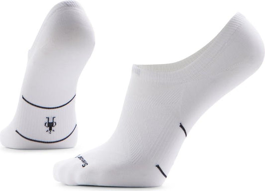Run Zero Cushion No Show Socks - Unisex - white 1