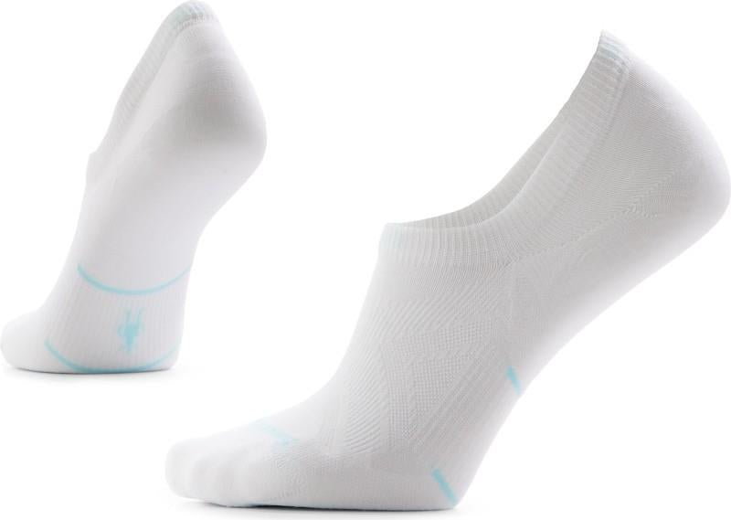 Run Zero Cushion No Show Socks - Womens - white 1