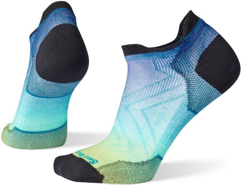 Run Zero Cushion Ombre Print Low Ankle Socks - Womens - Capri 1