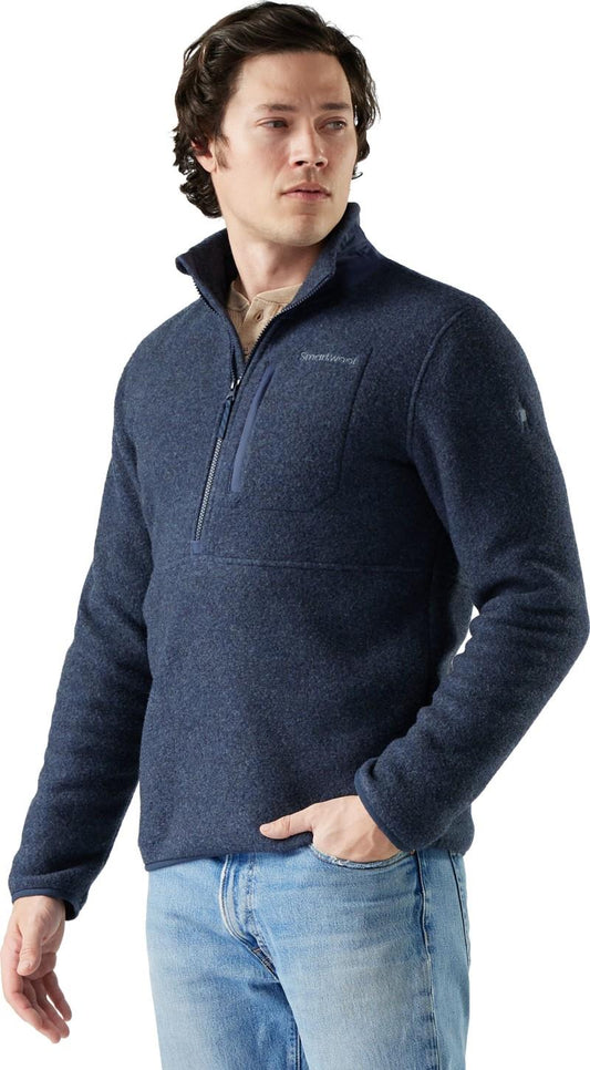 Second Cut Fleece 1/2 Zip - Mens - deep navy 1
