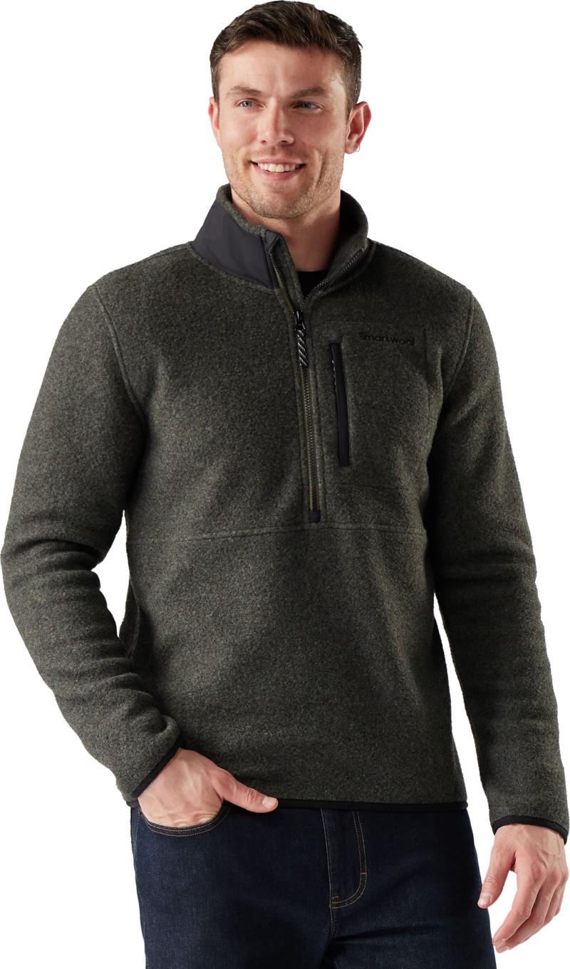 Second Cut Fleece 1/2 Zip - Mens - winter moss 1
