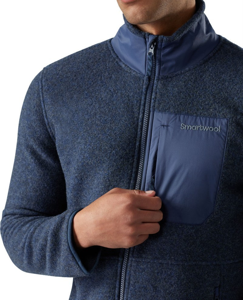 Second Cut Fleece Jacket - Mens - deep navy 1