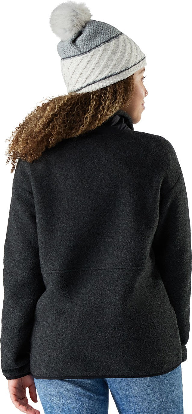 Second Cut Fleece Jacket - Womens - charcoal 1