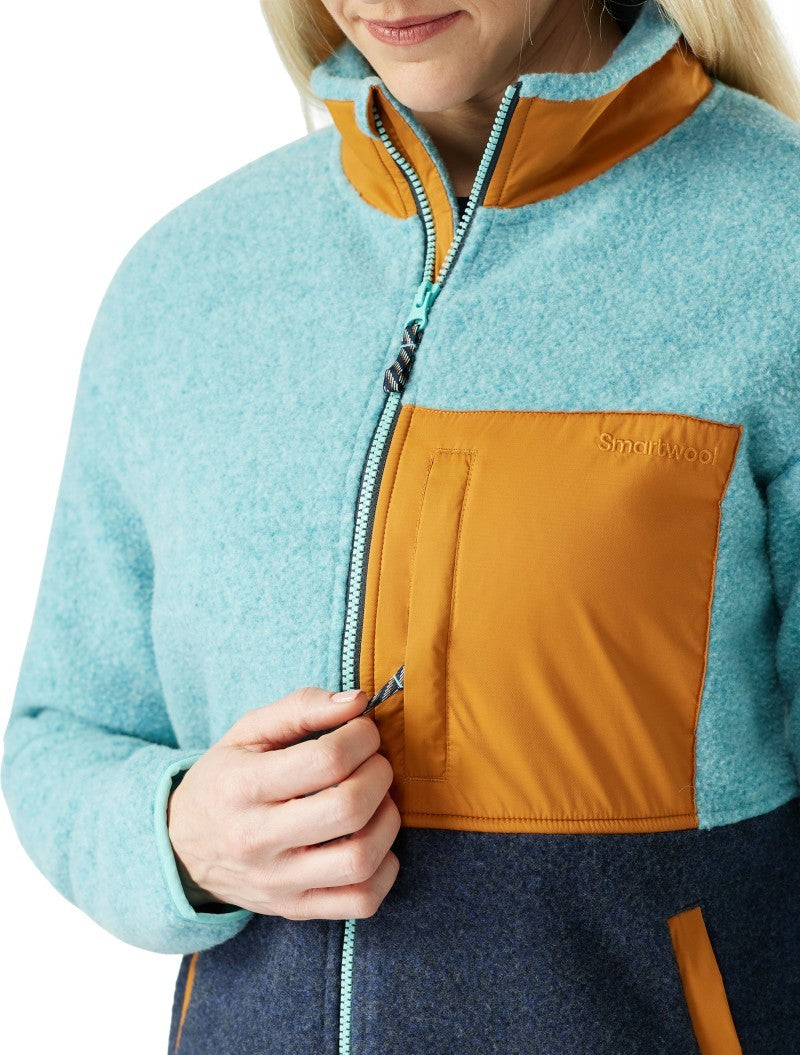 Second Cut Fleece Jacket - Womens - pacific blue 1