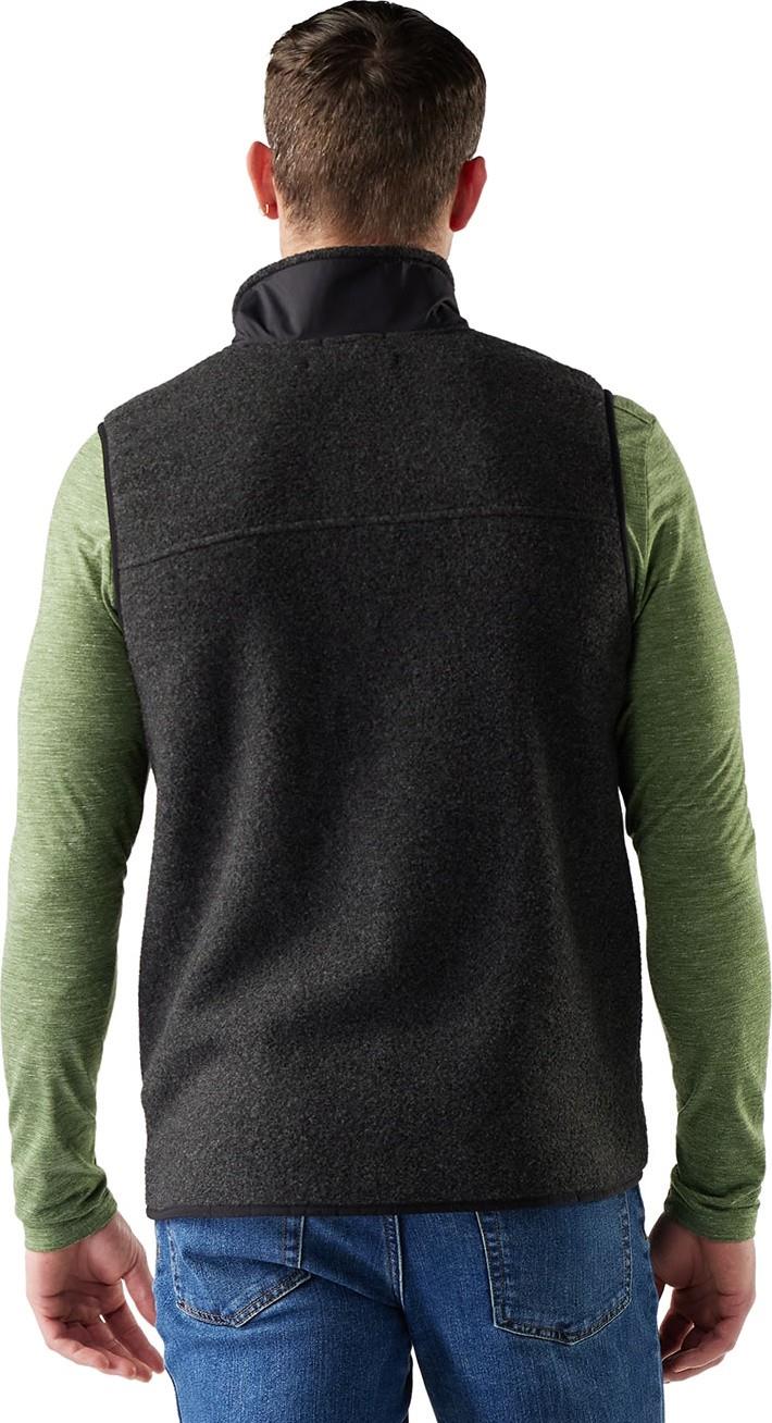 Second Cut Fleece Vest - Mens - charcoal 1