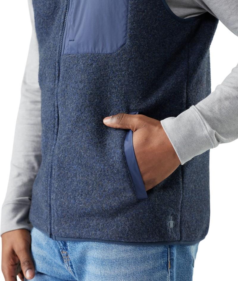 Second Cut Fleece Vest - Mens - deep navy 1