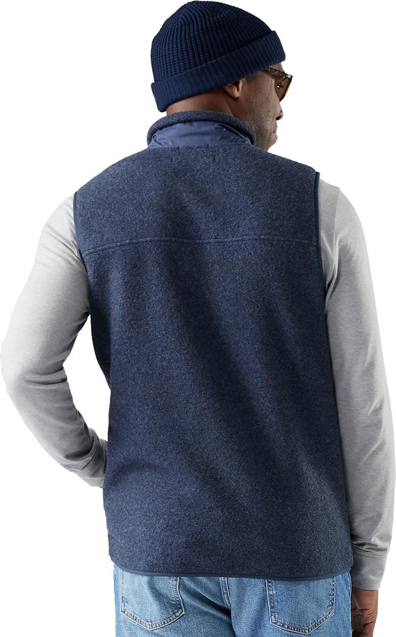 Second Cut Fleece Vest - Mens - deep navy 1