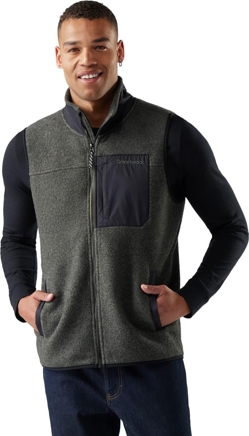 Second Cut Fleece Vest - Mens - winter moss 1