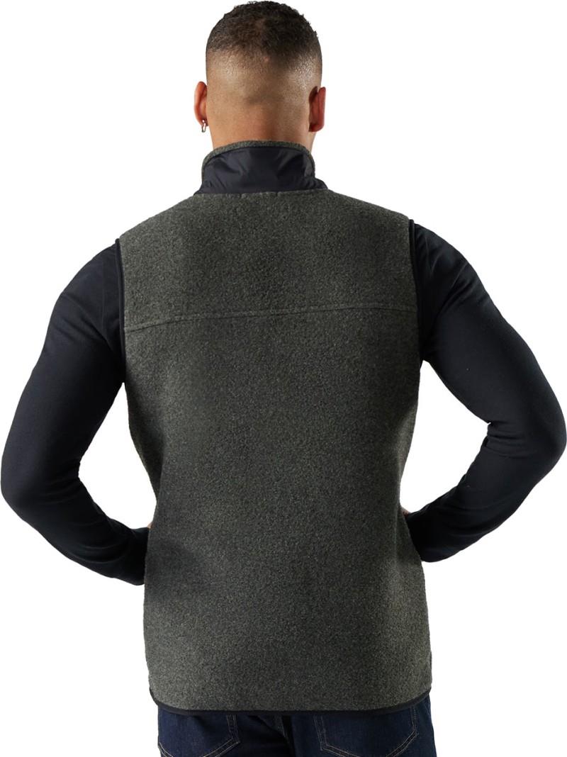 Second Cut Fleece Vest - Mens - winter moss 1