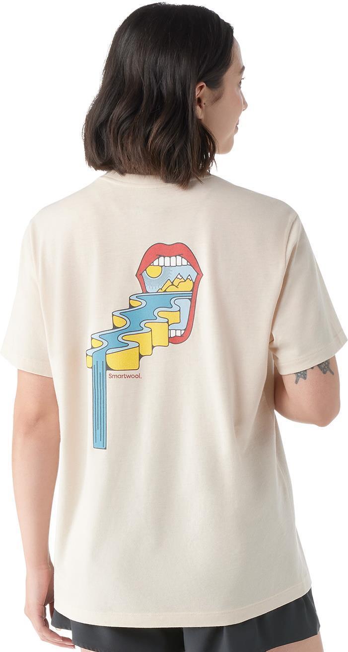 Serotonin River Graphic SS Tee - Unisex - Almond 2