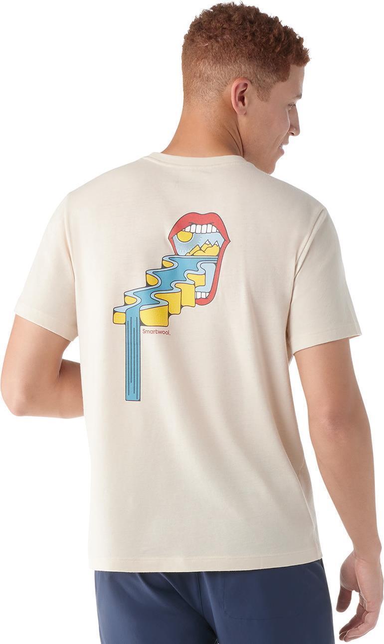 Serotonin River Graphic SS Tee - Unisex - Almond 4
