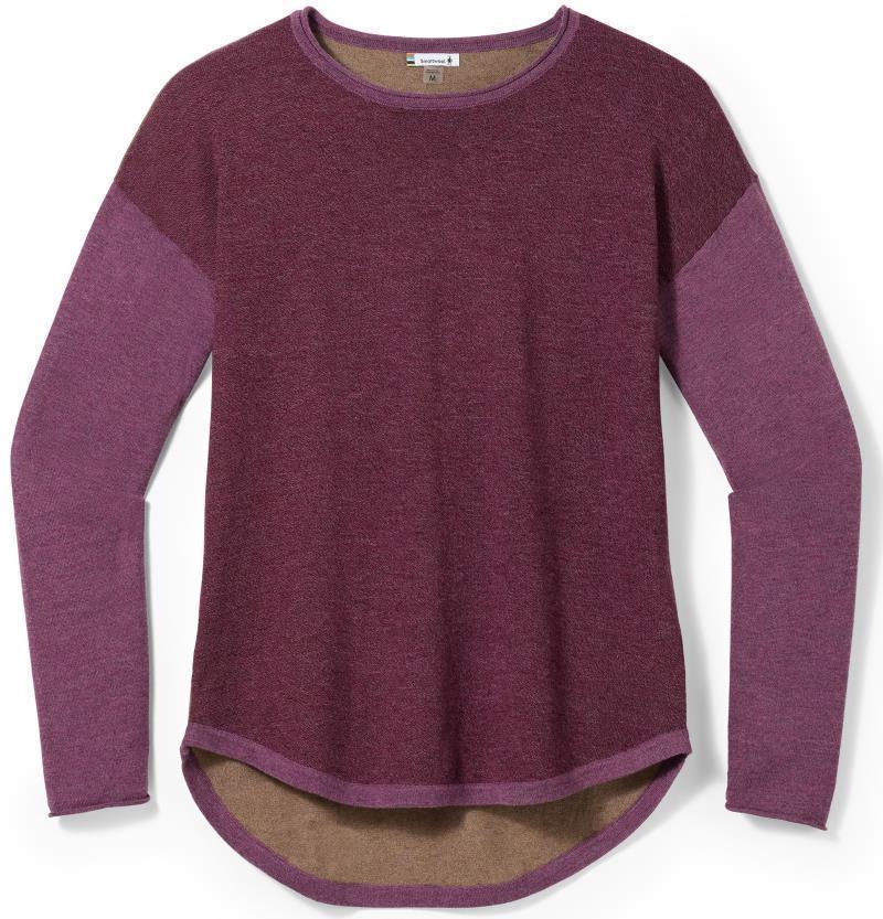 Shadow Pine Colorblock Sweater - Womens - Argyle Purple Heather 1
