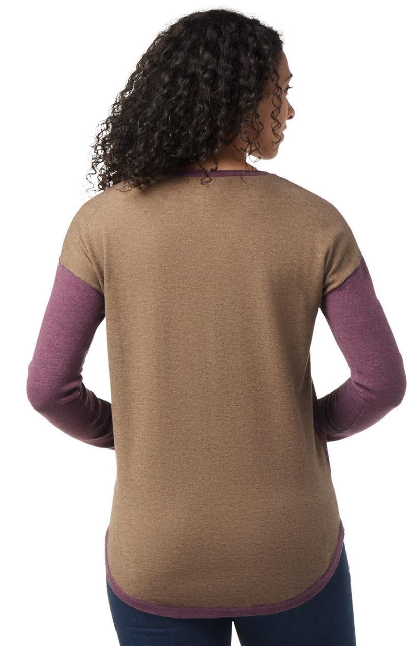 Shadow Pine Colorblock Sweater - Womens - Argyle Purple Heather 3