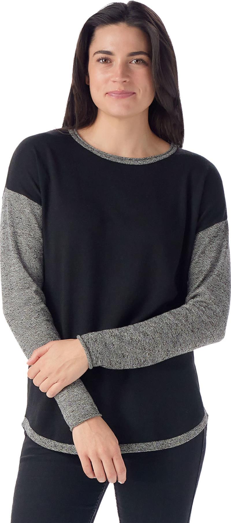 Shadow Pine Colorblock Sweater - Womens - Black 1
