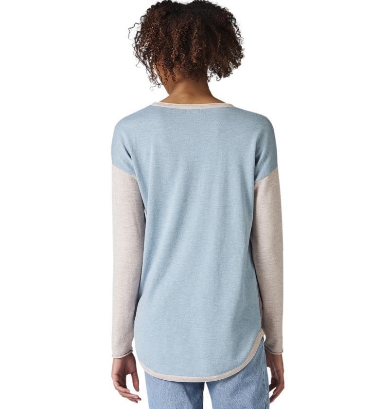 Shadow Pine Colorblock Sweater - Womens - Sparrow Heather 3