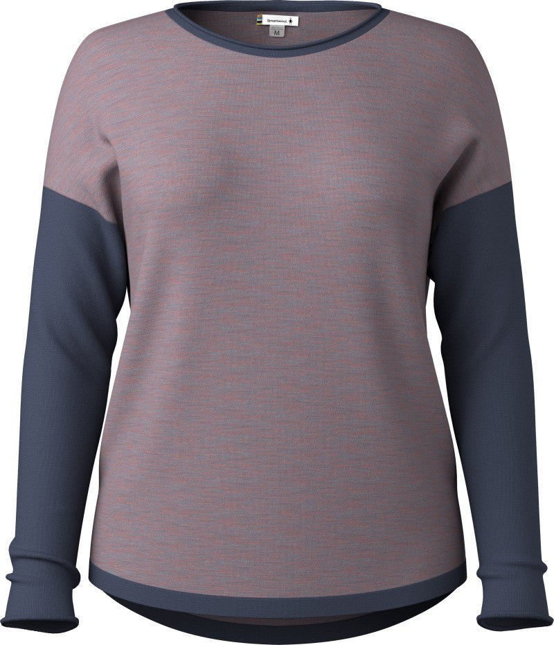 Shadow Pine Colorblock Sweater - Womens - chalk violet heather 1