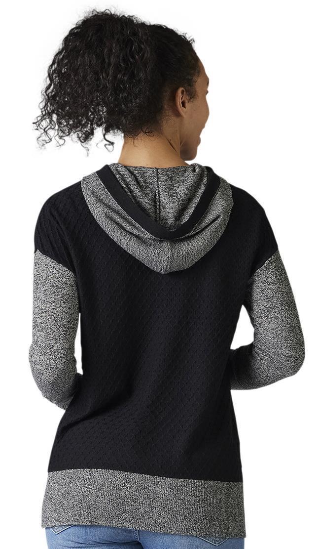 Shadow Pine Hoodie Sweater - Womens - black 1