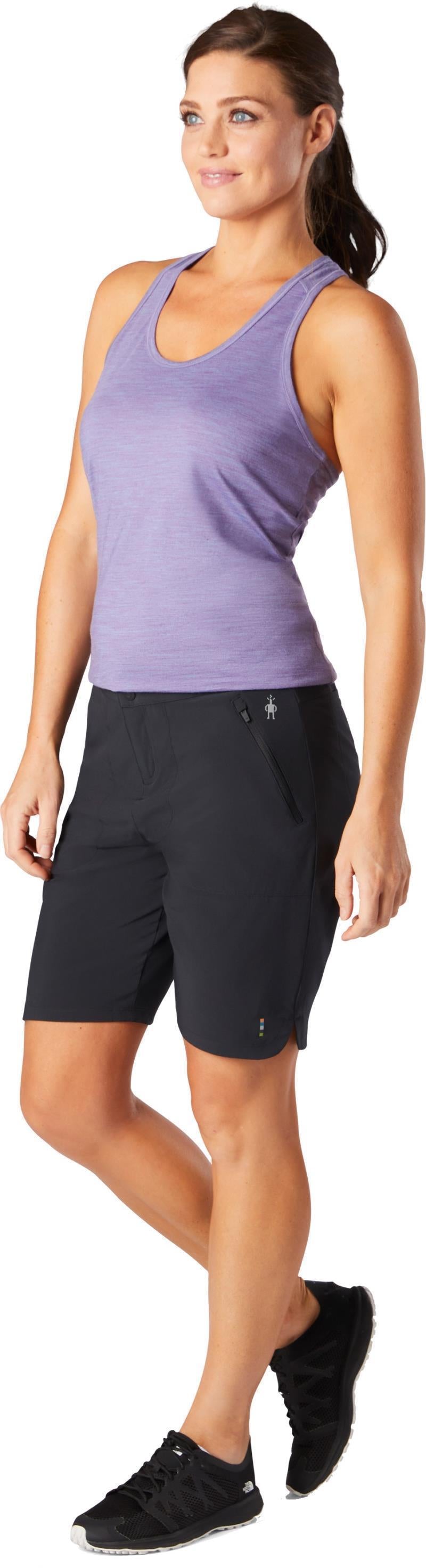 Shorts, 8" Inseam - Womens - Black 2