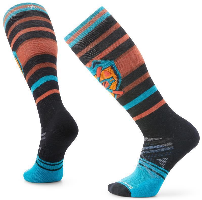 Ski Full Cushion Alpine Edge Over The Calf Socks - Mens - Black 1