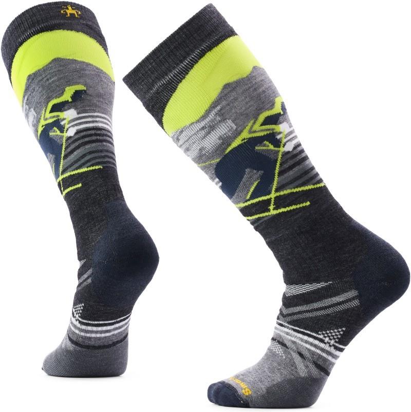 Ski Full Cushion Chute the Moon Over the Calf Socks - charcoal 1