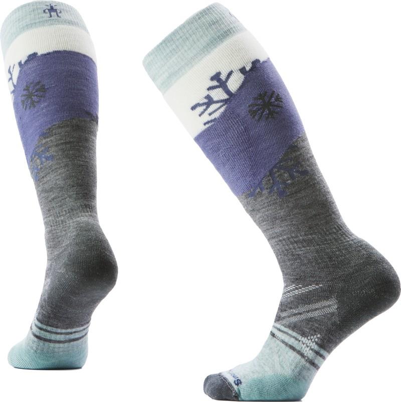 Ski Full Cushion Snowpocalypse Over The Calf Socks - Womens - medium gray 1